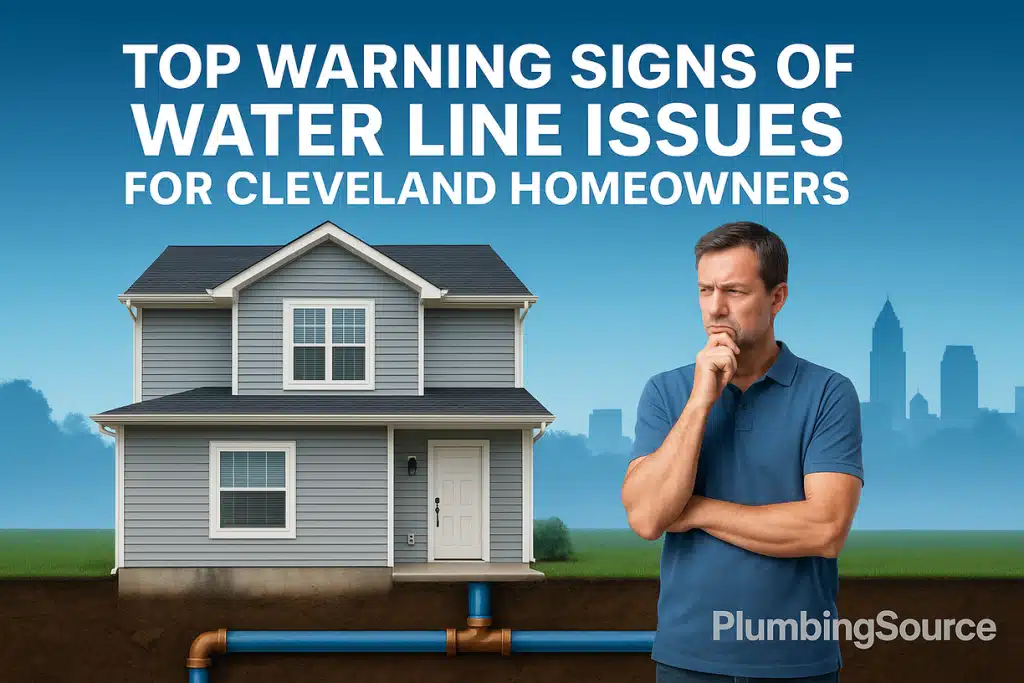 Top Warning Signs of Water Line Issues for Cleveland Homeowners